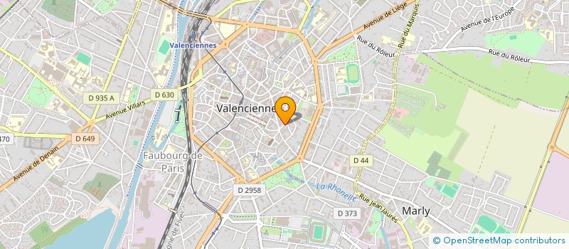 localisation de l'entreprise MADAME MARIE DERVILLE à VALENCIENNES