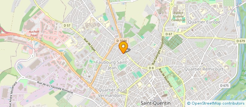 localisation de l'entreprise MADAME MARIE DESAINTFUCIEN  SAINT-QUENTIN