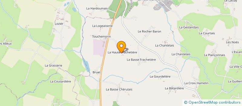 localisation de l'entreprise MADAME MARIE DESANCE  LA BAZOUGE-DU-DESERT