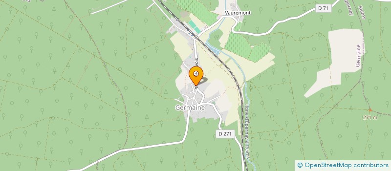 localisation de l'entreprise MADAME MARIE DESBLEDS  AVENAY VAL D'OR