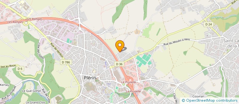 localisation de l'entreprise MADAME MARIE DESBOIS  PLERIN