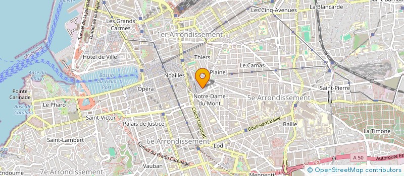 localisation de l'entreprise MADAME MARIE DESBONNET à MARSEILLE
