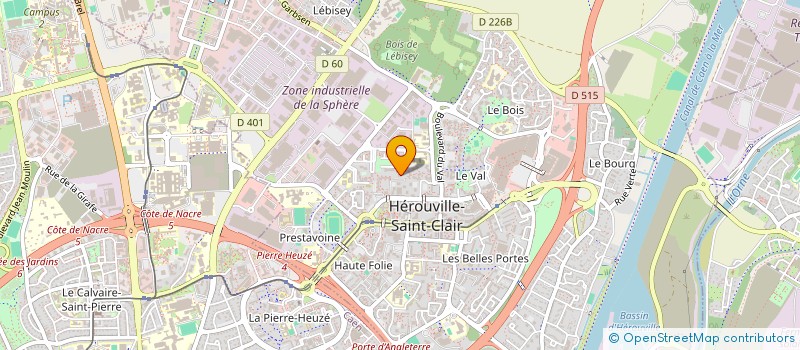localisation de l'entreprise MADAME MARIE DESBOUIS à HEROUVILLE-SAINT-CLAIR
