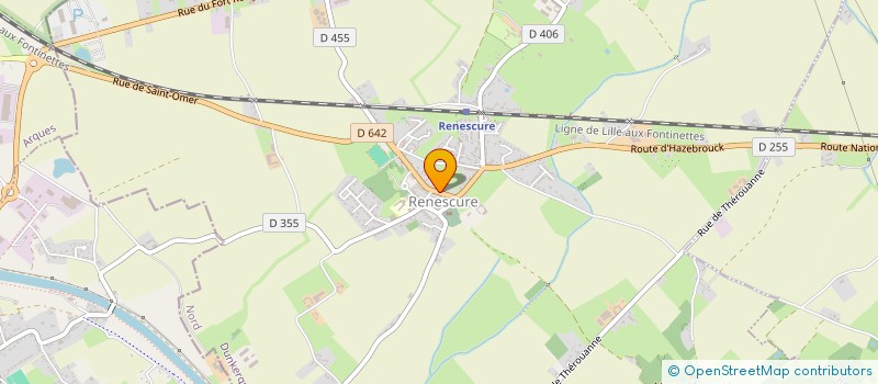 localisation de l'entreprise MADAME MARIE DESCAMPS  RENESCURE