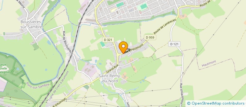 localisation de l'entreprise MADAME MARIE DESCARPENTRIES  BOUSSIERES-SUR-SAMBRE