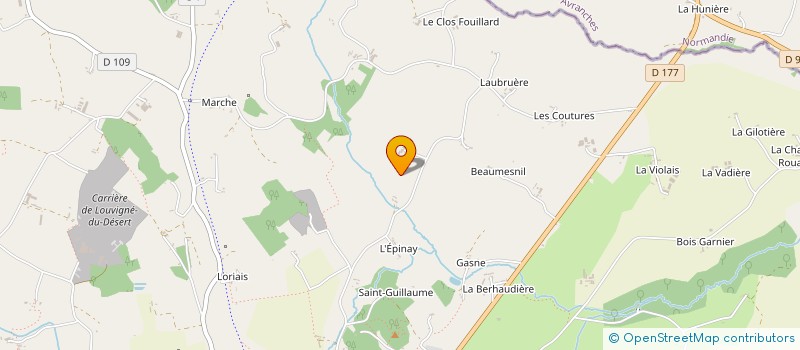 localisation de l'entreprise MADAME MARIE DESCHAMP à LOUVIGNE-DU-DESERT