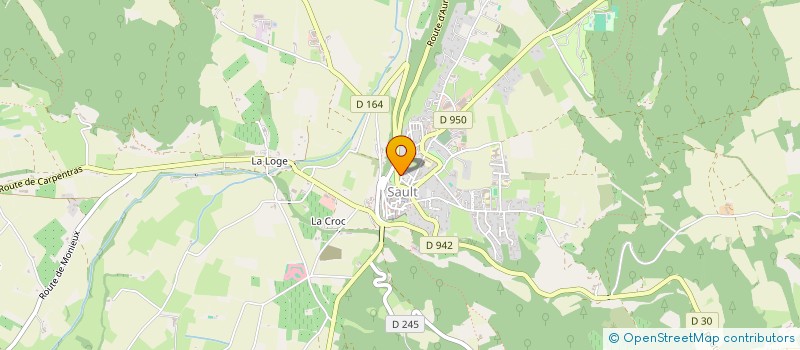 localisation de l'entreprise MADAME MARIE DESCHAMPS  CARPENTRAS