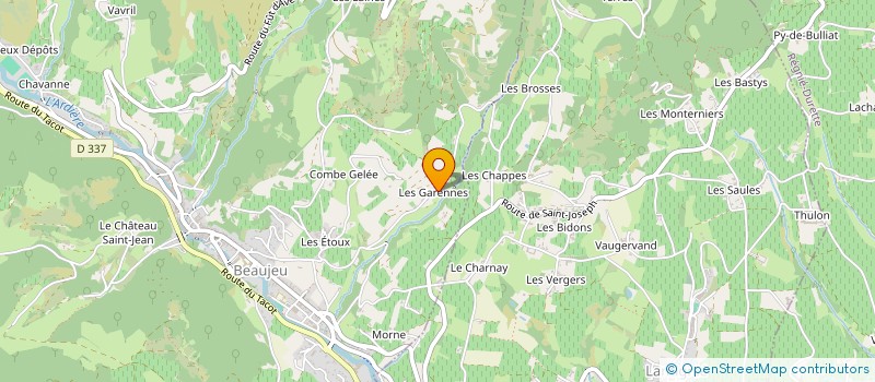 localisation de l'entreprise MADAME MARIE DESCHAMPS à DEUX-GROSNES