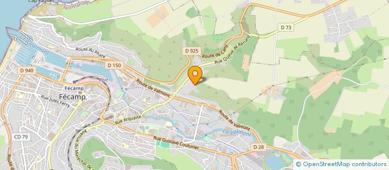 localisation de l'entreprise MADAME MARIE DESHAYES  FECAMP