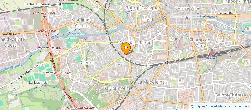 localisation de l'entreprise MADAME MARIE DESHAYES  RENNES
