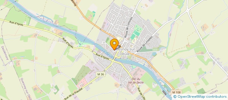 localisation de l'entreprise MADAME MARIE DESHAYES à QUESNOY-SUR-DEULE