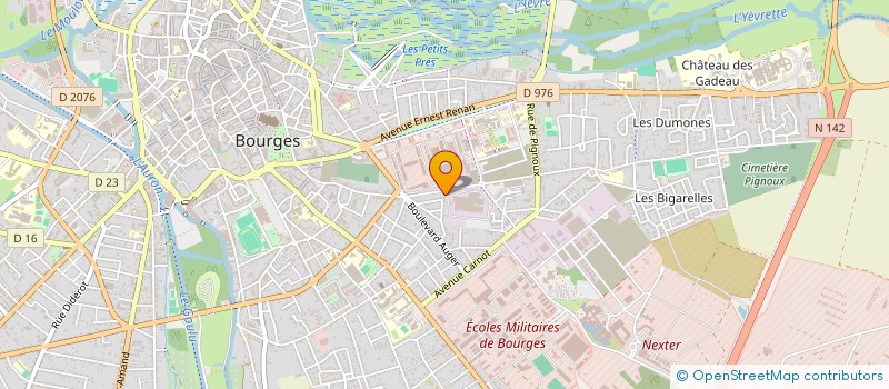 localisation de l'entreprise MADAME MARIE DESMOULINS  BOURGES