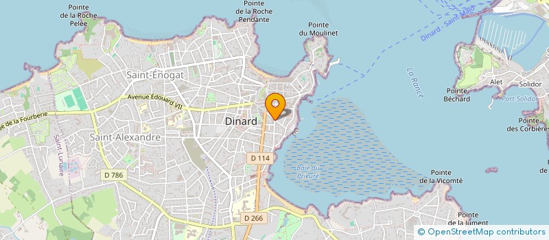 localisation de l'entreprise MADAME MARIE DESPREZ  DINARD