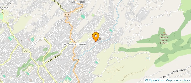 localisation de l'entreprise MADAME MARIE DESRUISSEAUX  LE TAMPON