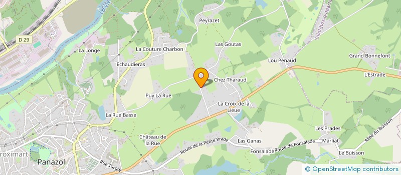 localisation de l'entreprise MADAME MARIE DESSE à PANAZOL