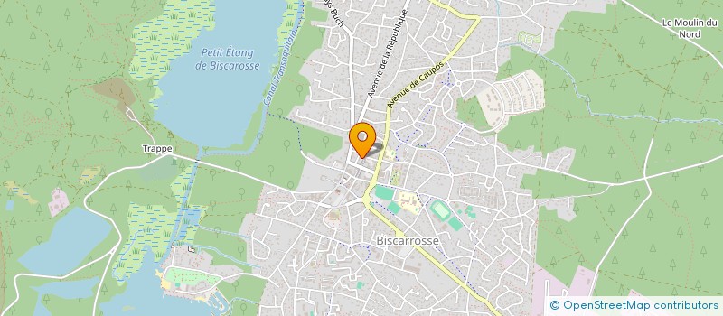 localisation de l'entreprise MADAME MARIE DESSIS  BISCARROSSE