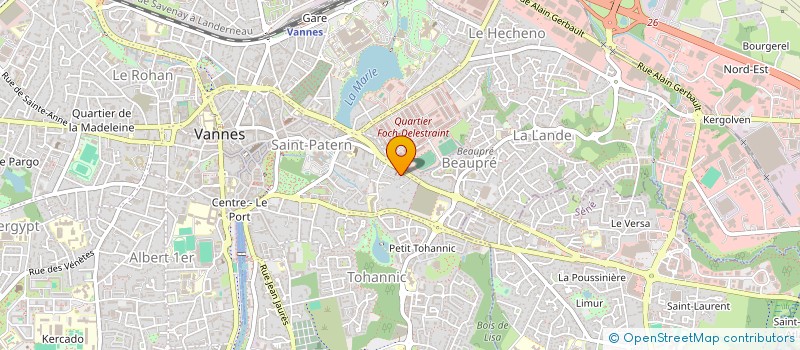 localisation de l'entreprise MADAME MARIE DESTANDAU à VANNES