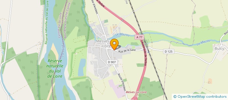 localisation de l'entreprise MADAME MARIE DESTRAYES à MESVES-SUR-LOIRE