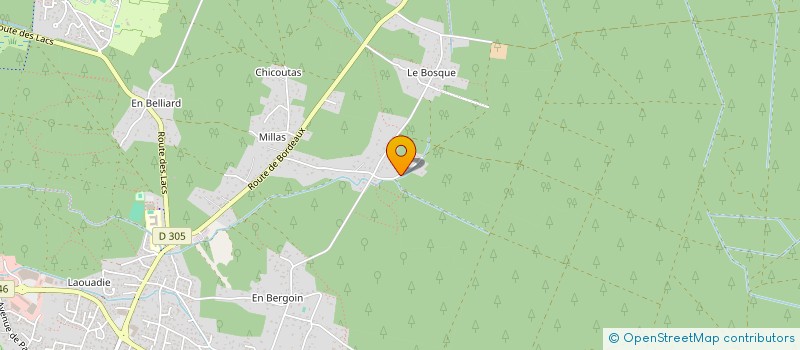 localisation de l'entreprise MADAME MARIE DESTRUHAUT  BISCARROSSE