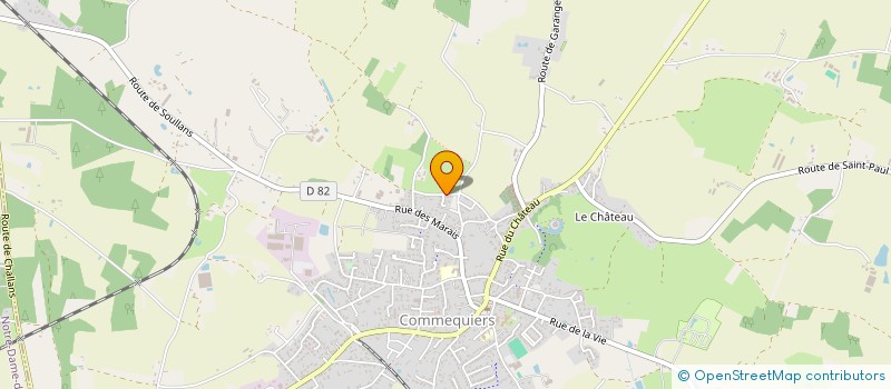 localisation de l'entreprise MADAME MARIE DESVERONNIERES  COMMEQUIERS