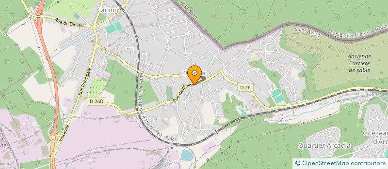 localisation de l'entreprise MADAME MARIE DETEMPLE  L'HOPITAL