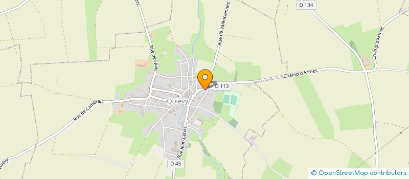 localisation de l'entreprise MADAME MARIE DEVAUX  QUIEVY