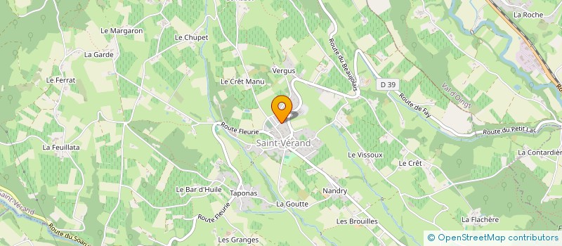 localisation de l'entreprise MADAME MARIE DEVAY à VAL D'OINGT
