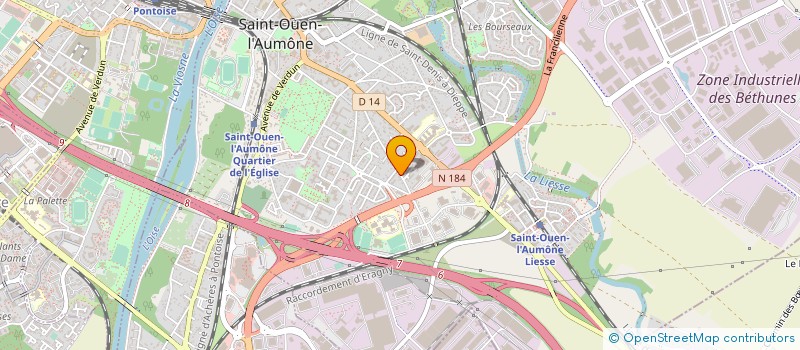 localisation de l'entreprise MADAME MARIE DEVICQUE à SAINT-OUEN-L'AUMONE