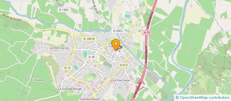 localisation de l'entreprise MADAME MARIE DEVILLE à PEZENAS