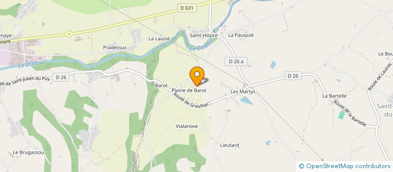 localisation de l'entreprise MADAME MARIE DEYMIER  SAINT-JULIEN-DU-PUY