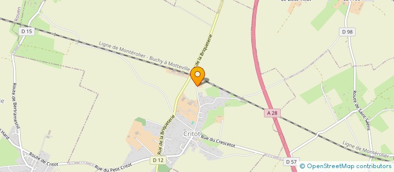 localisation de l'entreprise MADAME MARIE DHALLEWYN  CRITOT