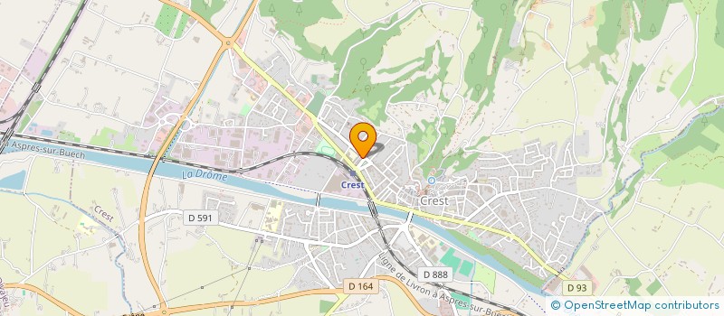 localisation de l'entreprise MADAME MARIE DI POMPEO  CREST