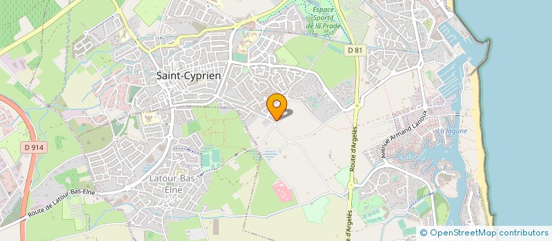 localisation de l'entreprise MADAME MARIE DIAZ  SAINT-CYPRIEN