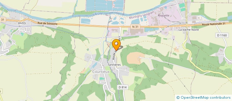 localisation de l'entreprise MADAME MARIE DIDELET  MONTIGNY-LENGRAIN