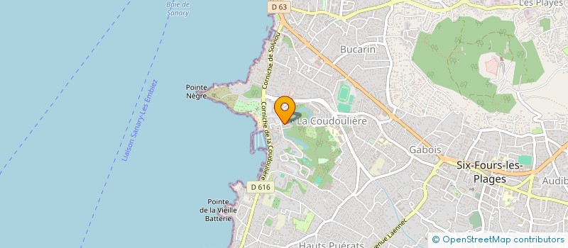 localisation de l'entreprise MADAME MARIE DIDIER à SIX-FOURS-LES-PLAGES
