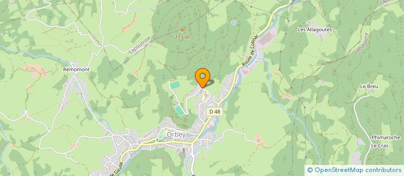 localisation de l'entreprise MADAME MARIE DIDIERJEAN  ORBEY