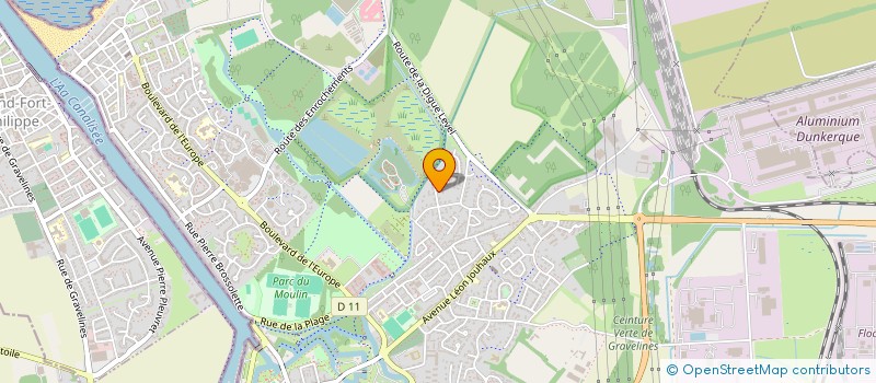 localisation de l'entreprise MADAME MARIE DIDION  GRAVELINES