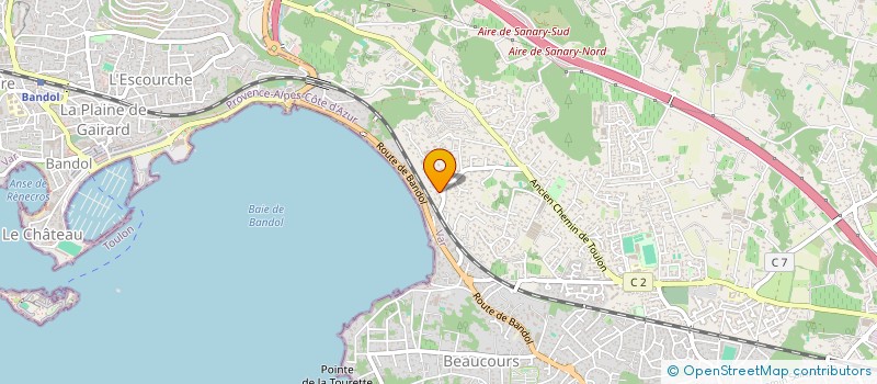 localisation de l'entreprise MADAME MARIE DIGONNET à SANARY-SUR-MER