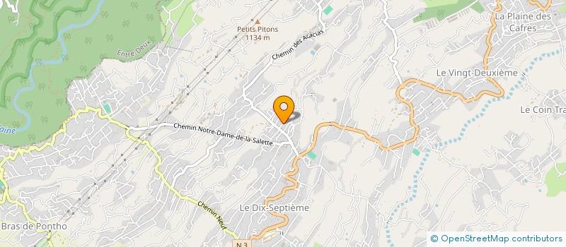 localisation de l'entreprise MADAME MARIE DIJOUX  LE TAMPON