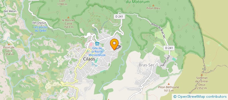 localisation de l'entreprise MADAME MARIE DIJOUX à CILAOS
