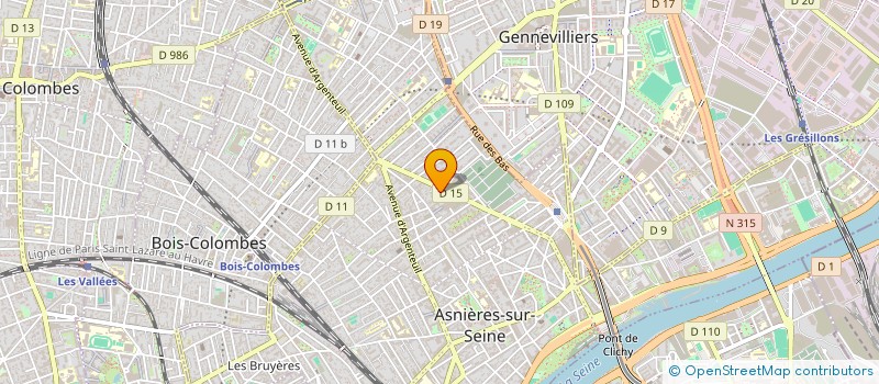 localisation de l'entreprise MADAME MARIE DIJOUX à ASNIERES-SUR-SEINE
