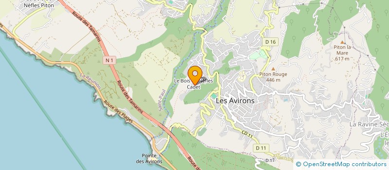 localisation de l'entreprise MADAME MARIE DIJOUX  LES AVIRONS