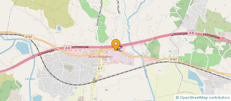 localisation de l'entreprise MADAME MARIE DILSOT  ROQUEBRUNE-SUR-ARGENS