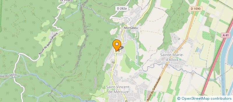 localisation de l'entreprise MADAME MARIE DINCULESCU  SAINT-VINCENT-DE-MERCUZE