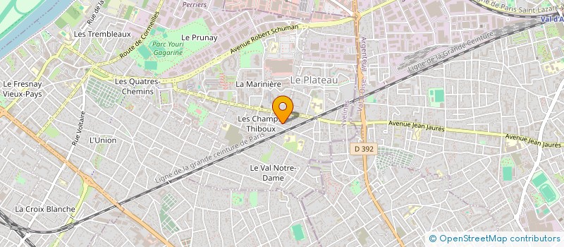 localisation de l'entreprise MADAME MARIE DIOCOU  SARTROUVILLE