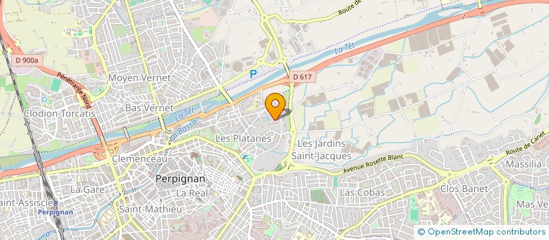 localisation de l'entreprise MADAME MARIE DIOGENE  PERPIGNAN