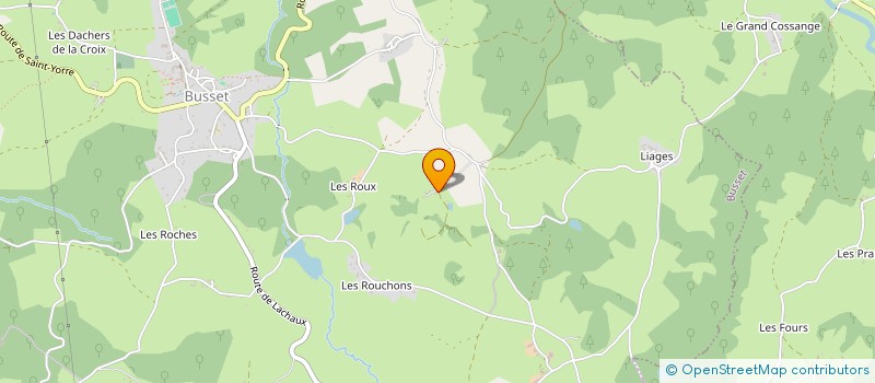 localisation de l'entreprise MADAME MARIE DIONNET  BUSSET