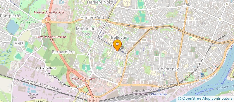 localisation de l'entreprise MADAME MARIE DIOP à NANTES