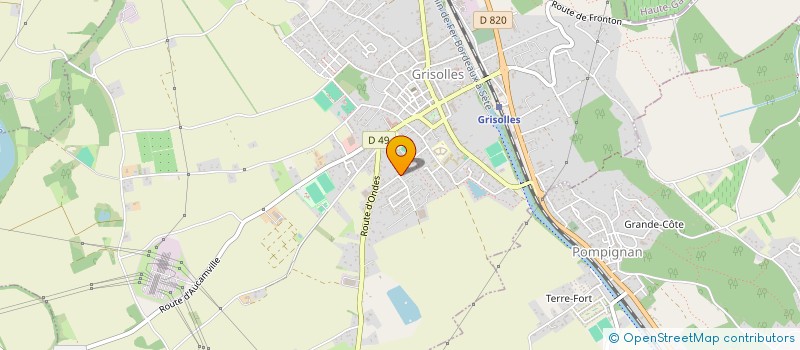 localisation de l'entreprise MADAME MARIE DIRAT  MONBEQUI