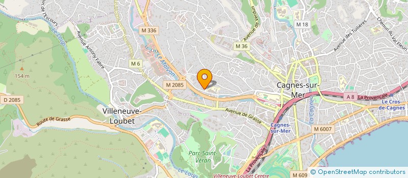 localisation de l'entreprise MADAME MARIE DISSAUX à CAGNES SUR MER